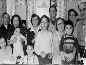 Uncle Jenaro, Aunt Jennie, Mom, Uncle Paul, Aunt Nancy, Dad, Aunt Carmella, Paul, Johnny, Bobby Capizzi, Aunt Rose Nicolucci, Tommy