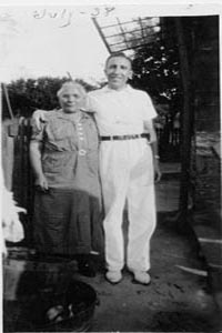 Grandmom Aqualina and Uncle George in 1938